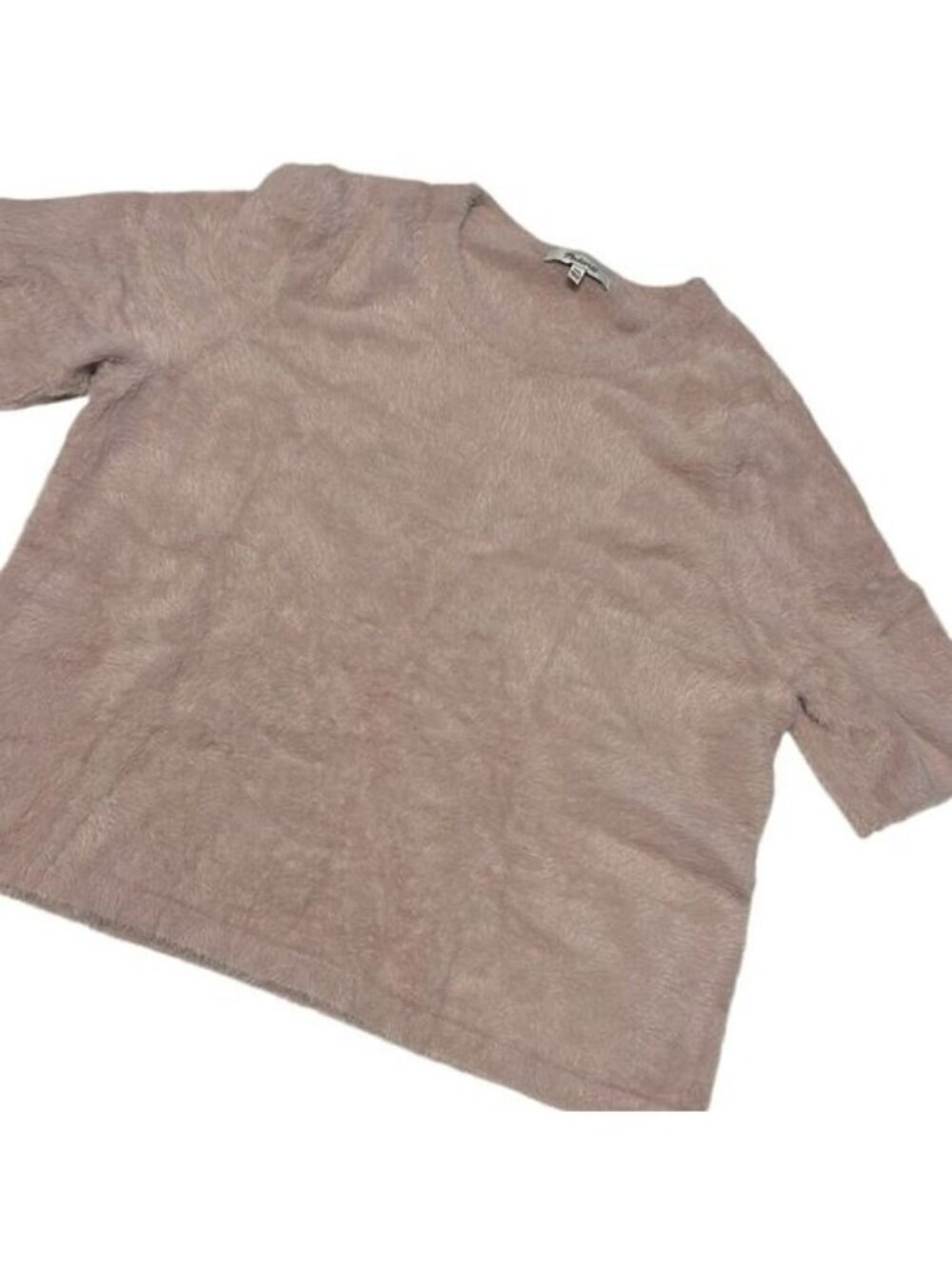 Madewell Blush Pink Pullover Short Sleeves Garland Sweater Size XXL